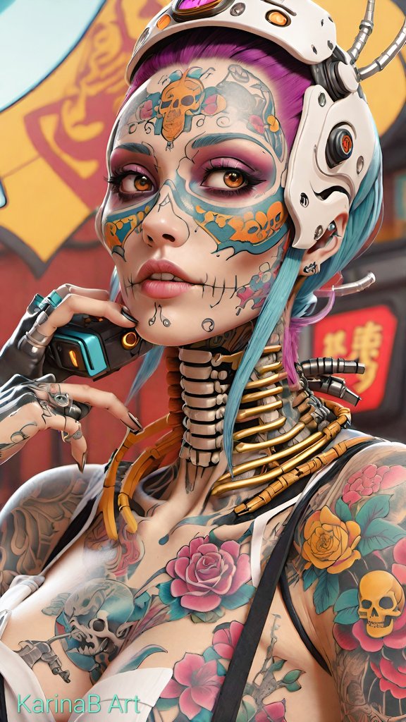 KarinaB__Art's tweet photo. @Intristed_ai #AiArtOlympics #retrocyberpunk https://t.co/rXuylzPHiN