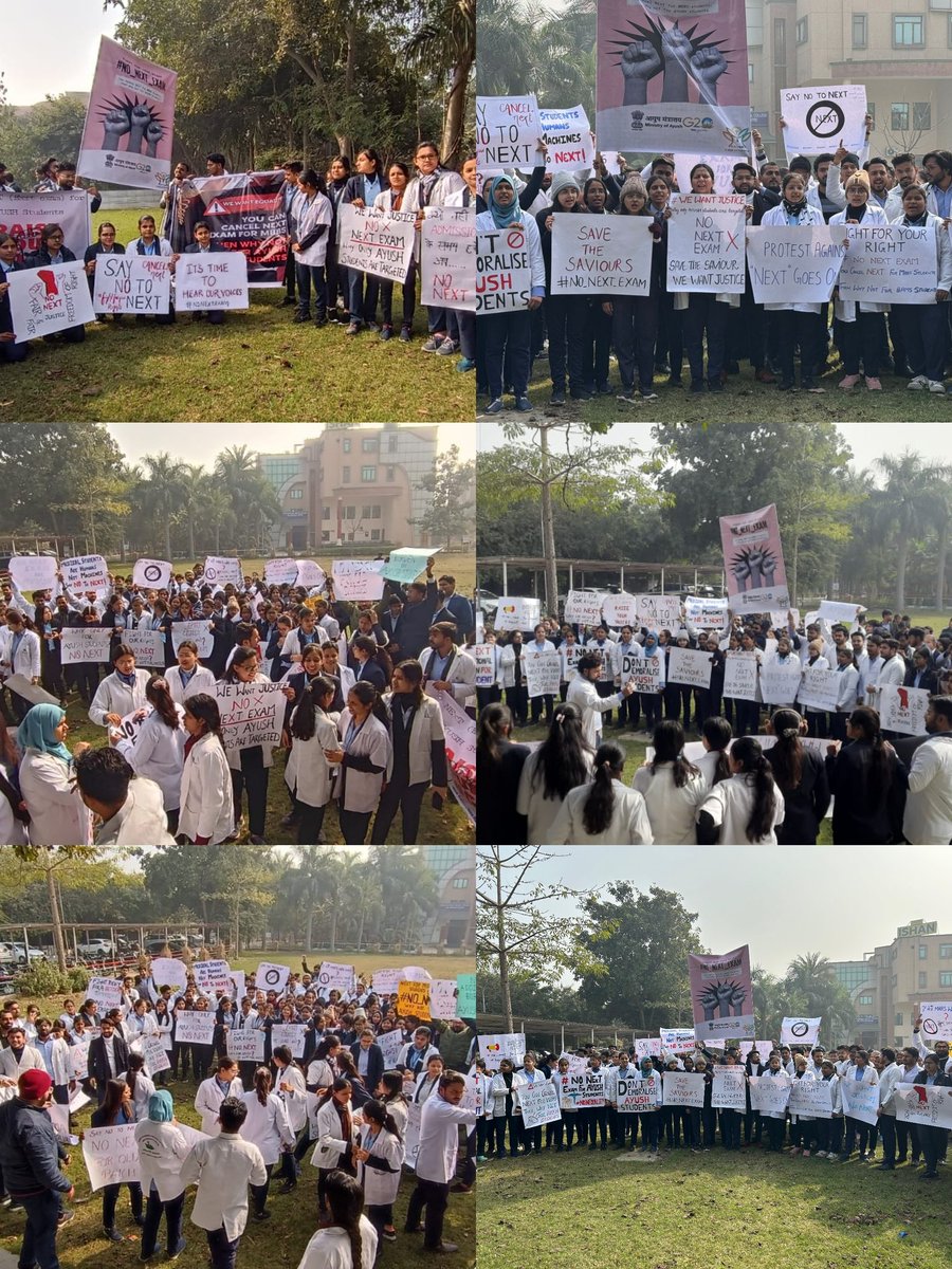 SushantGau88142's tweet photo. #no_next_for_ayush
#boycott_next
#cancel_NEXT_exam
#NO_NEXT_EXAM_FOR_AYUSH
#NewRulesNewBatch
@moayush
@MOHFW_INDIA
@ncism_india
@mansukhmandviya
@vaidyakotecha
@dayaluguru
@PMOIndia
@AmarUjalaNews @ANI @ZeeNews @BBCHindi https://t.co/ycjEArSf6H