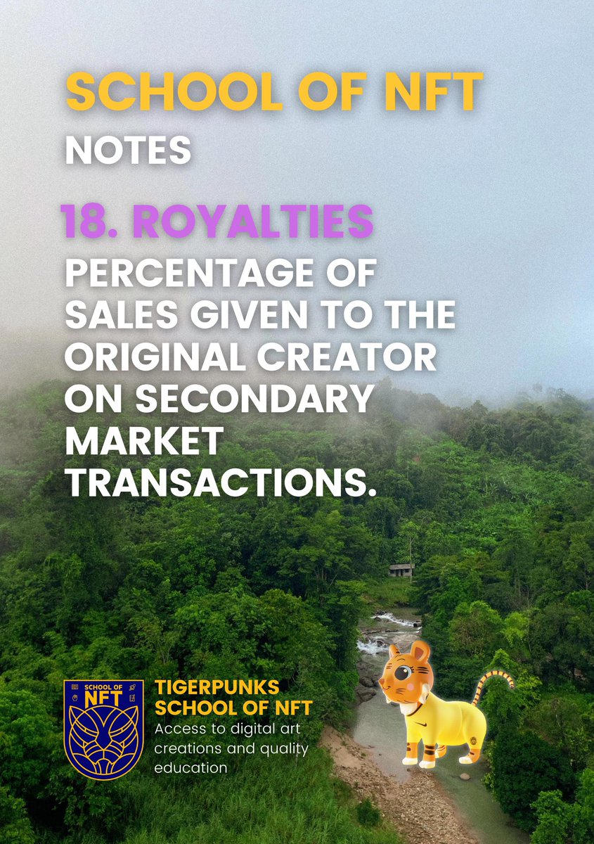 SchoolOfNFT's tweet photo. GM kind people ❤️
We are back with the 18th note from School of NFT.
What is Gas Royalties?
Happy Bitcoin ETF Approval Day $BTC
#SchoolOfNFTNotes https://t.co/OClykhmPVu