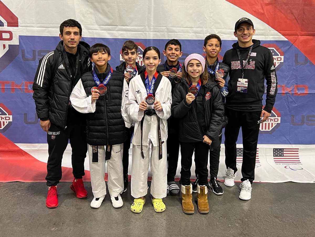 Evaluación Nacional de USA!🏆🥋🇺🇸 

Villas TKD regreso con
4 Oros 🥇🥇🥇🥇
(Seleccionados Nacionales)
3 Platas 🥈🥈🥈
(Seleccionados Nacionales B)
3 Bronces 🥉🥉🥉

Muy orgulloso de nuestro equipo y agradecido con todos los que hacen esto posible! 🙌 #VillasTKD