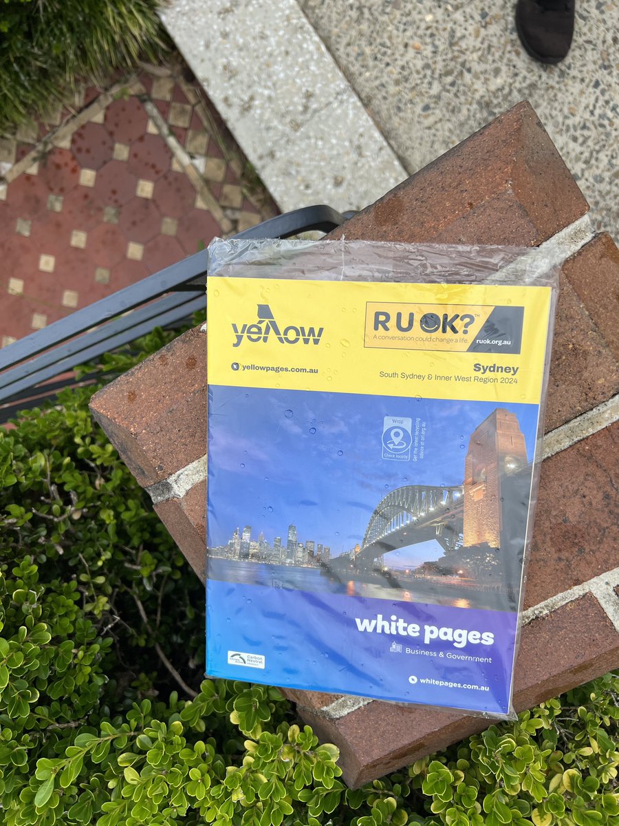 consterme's tweet photo. Just got the white pages - What?!
Why is this still a thing? #whitepages #yellowpages #WTF anyone? https://t.co/VFUyikJPKM