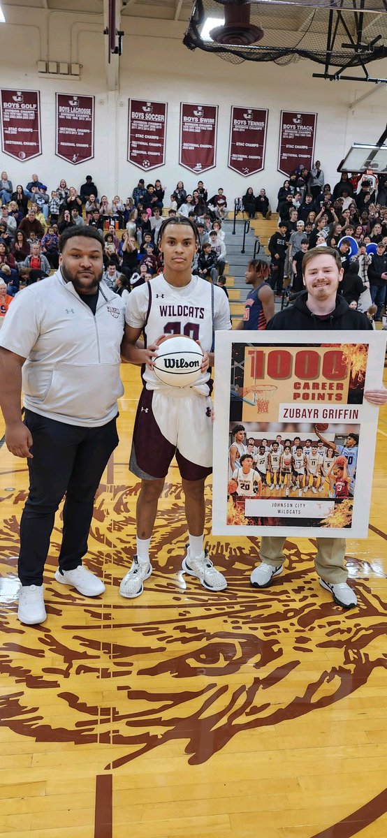 Congrats to Zubayr Griffin on reaching the 1,000 pt milestone!!