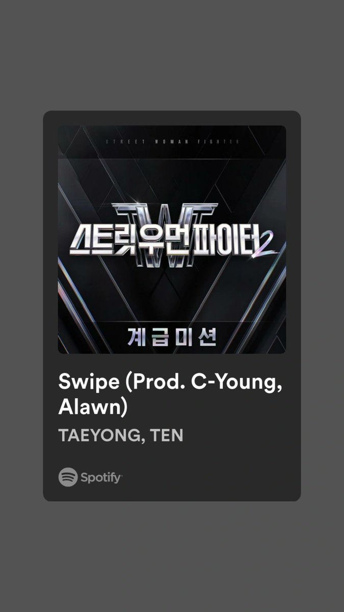tensmitten's tweet photo. 240111 Taeyong &amp; #TEN's 'SWIPE' surpasses more than 2 million streams on Spotify 🎊 

#TENLEE_Swipe

Stream stream ‼
https://t.co/kCFpK4yw1z https://t.co/3jmtzTVUDV