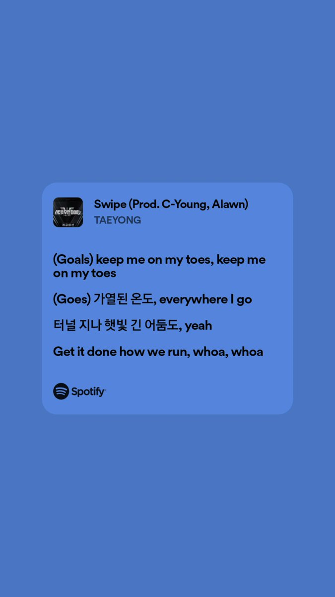 tensmitten's tweet photo. 240111 Taeyong &amp; #TEN's 'SWIPE' surpasses more than 2 million streams on Spotify 🎊 

#TENLEE_Swipe

Stream stream ‼
https://t.co/kCFpK4yw1z https://t.co/3jmtzTVUDV
