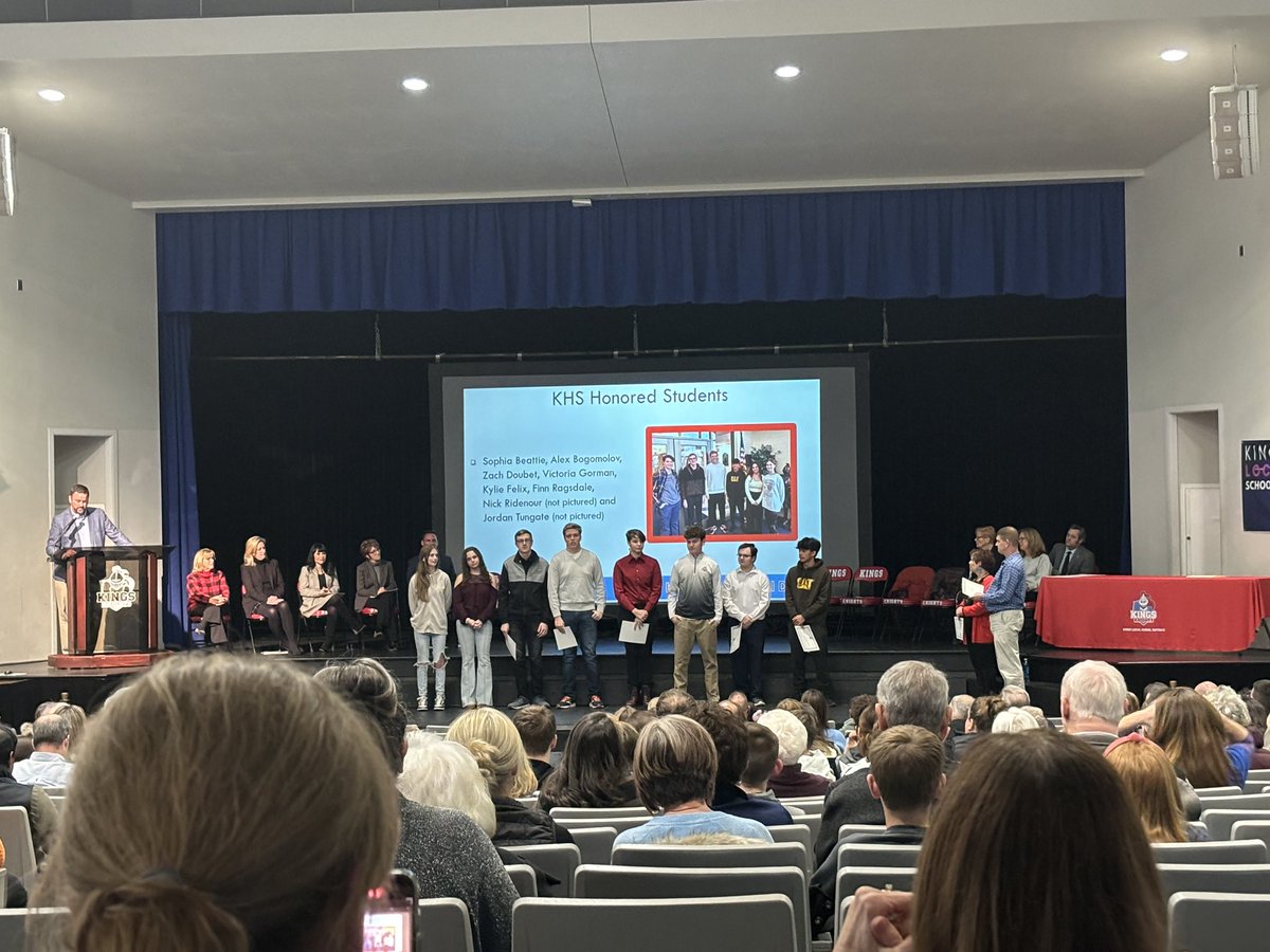 Congrats to our orchestra students being recognized at the Kings Celebration!