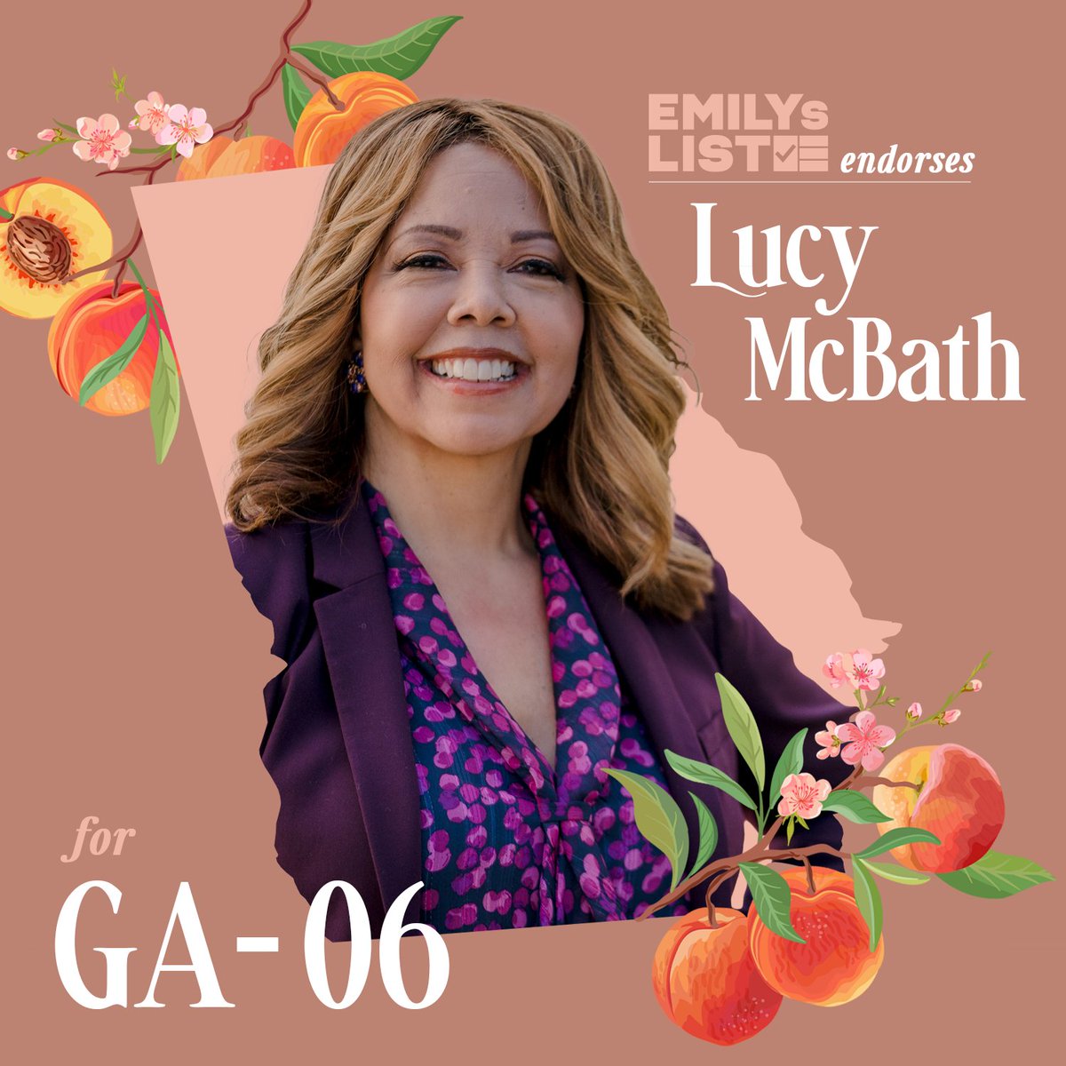 Today, we’re proud to endorse Lucy McBath for reelection to Congress in Georgia’s 6th Congressional District!