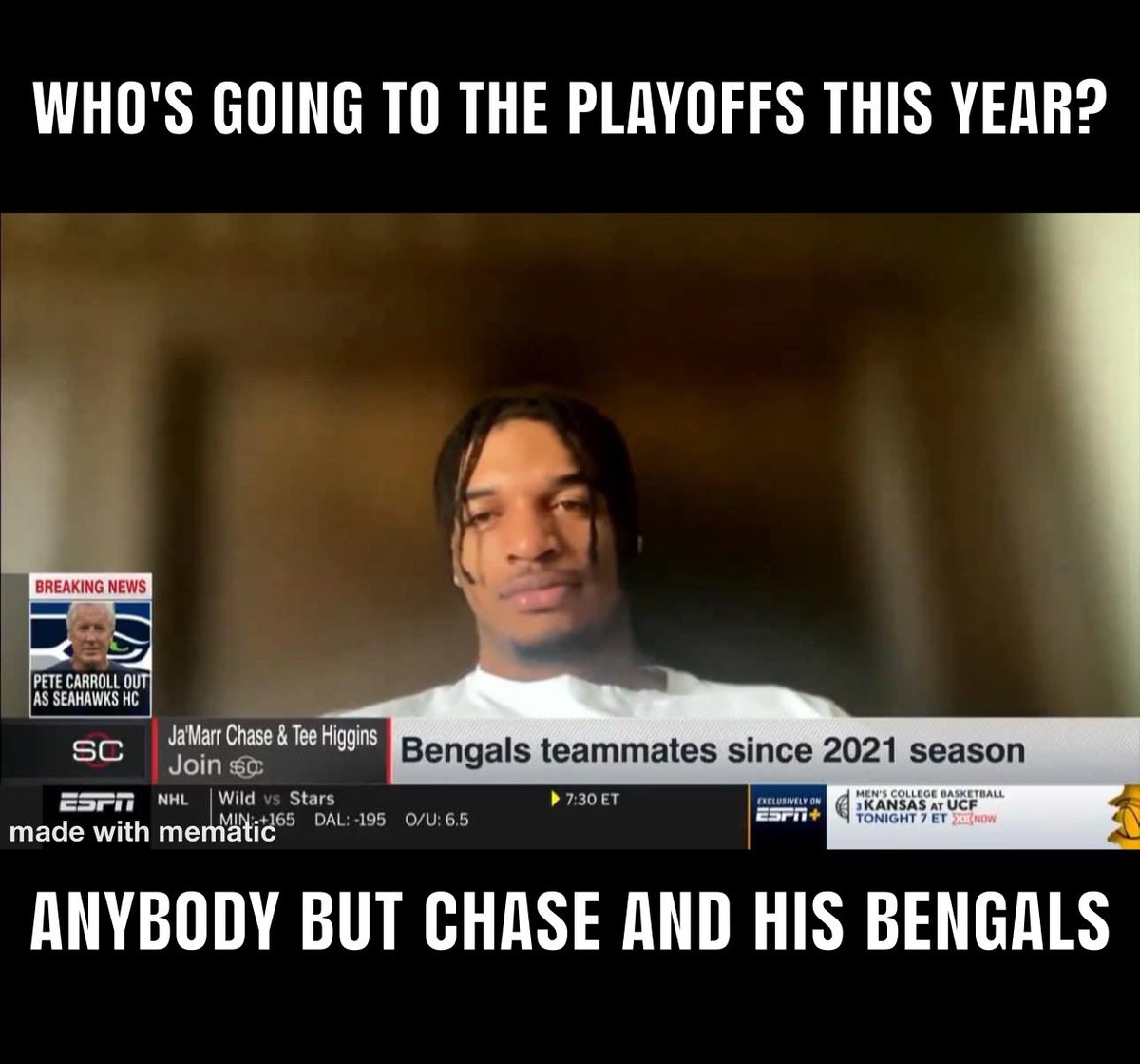 MichaelSewardKC's tweet photo. @kd___t @FOX19Jeremy @FOX19 @Real10jayy__ @teehiggins5 Chiefs are STILL under Chase's skin...and maybe yours too?  🤣 https://t.co/xLUdPee2at