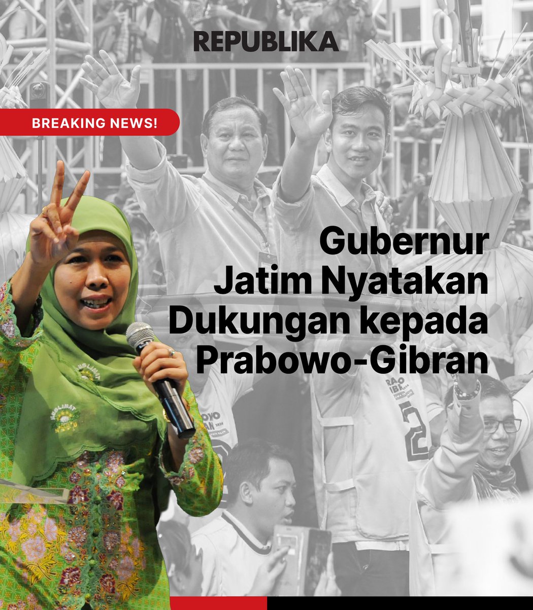 Masa jabatan diperpanjang sampai menjelang hari H Pemilu.
Langsung terang2an mendukung.

Sudah sebobrok itu ya negeri ini?

Temen Bagong di TL dari Jatim banyak sih... Kelen bangga punyak gubernur model begini?? 
@C_D3pp
<a href="/naaooollll/">N A O L</a>

#JanganPilihPrabowoGibran