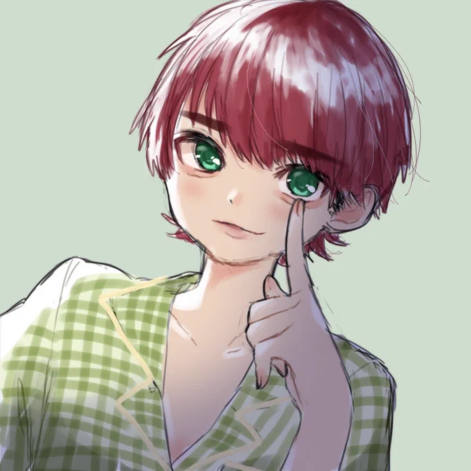 TikTokで使ったあづ共有~ˎˊ˗男の子の超アップイラストって何年振りってくらい久しぶりだった…(   ¯꒳¯ )ミニあづくんがChuるりらを踊ってくれるちょっとしたアニメーションが極微量で入っているので見に来てねあづ #パンダドラゴン #パラゴン 