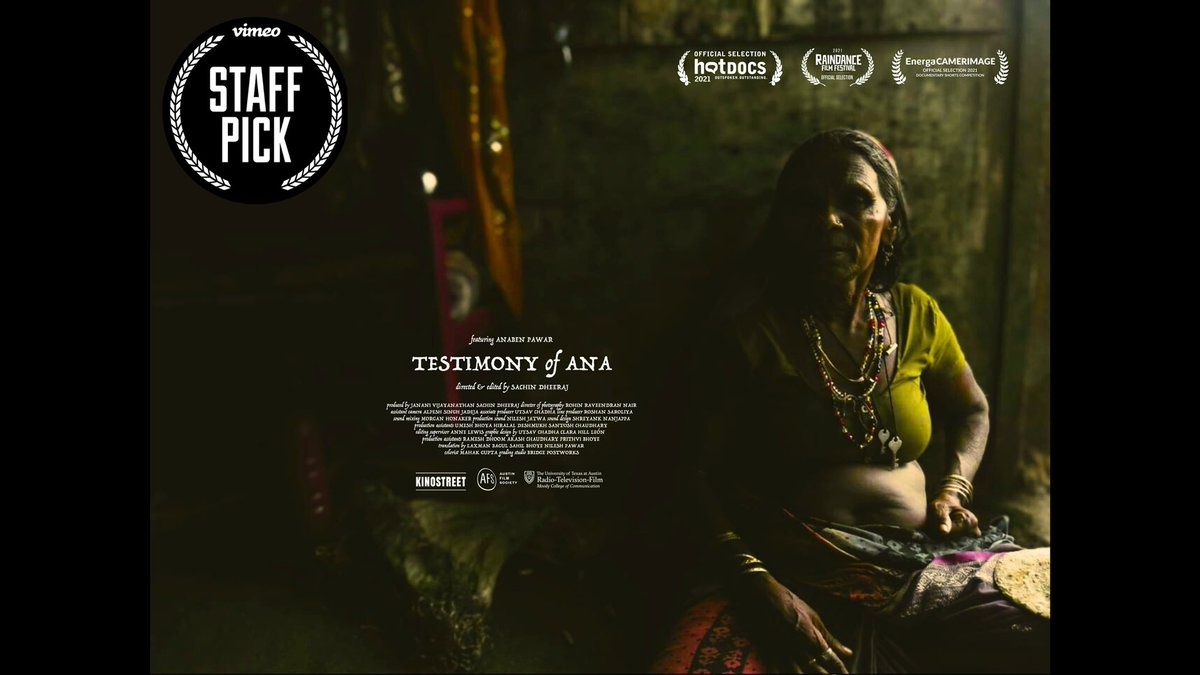 Kinostreet1's tweet photo. “Testimony of Ana” is a Vimeo Staff Pick! Thank you @Vimeo 

Watch it here: 

https://t.co/gYjO2UIkLJ

#vimeo #vimeostaffpick #vimeostaffpicks https://t.co/Z4OGeSNO6r