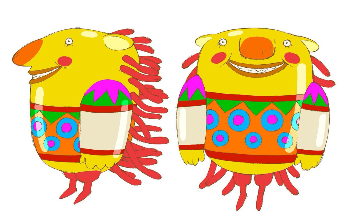 ani_obsessive's tweet photo. Character color designs for Bubu &amp; Bubulina (2015), dir. Takashi Nakamura, Studio Colorido https://t.co/0dWXR3HxJn