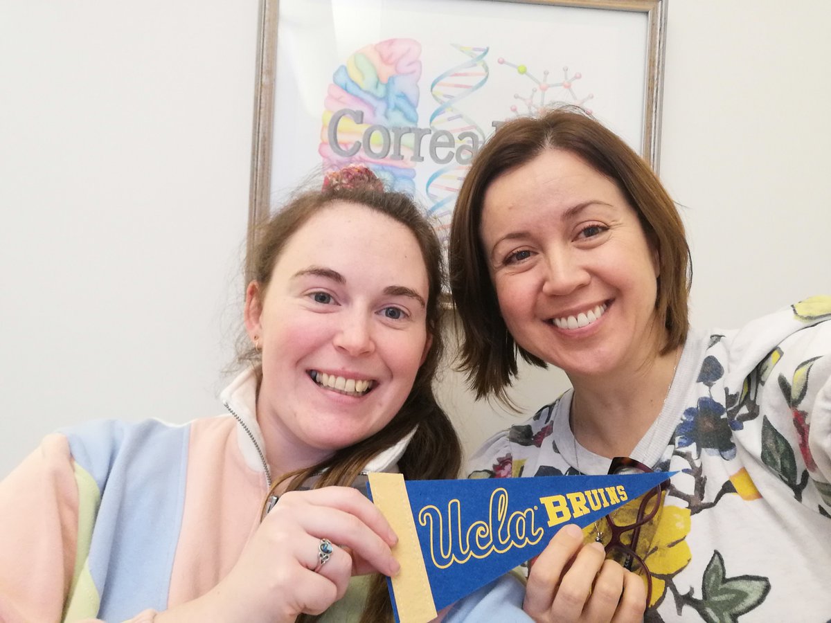 CelineCamon's tweet photo. First day at big school (UCLA)! So excited for cool science with @Profa_Correa and her awesome team as part of an exchange for my PhD. And we have a doggo! ! Forever grateful to the Elman Poole Trust, the @hopefoundNZ and CARE at Otago. @RECampbell_inNZ @GarrattMike @CneOtago https://t.co/EMAPA8A87y