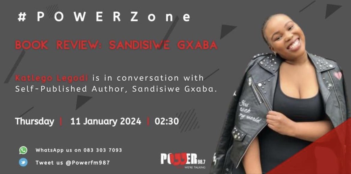NjabuloSindane_'s tweet image. S/O to @SandisiweGxaba currently on @Powerfm987 🛫🛫🛫

#SAauthors #Sandytheauther #stilettoseries
