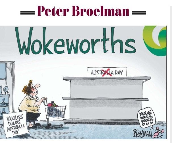 0Fuzzi's tweet photo. To all Australians this is a wakeup call to stop facilitating wokeness #BoycottWoolworths https://t.co/yDYEZEMviI