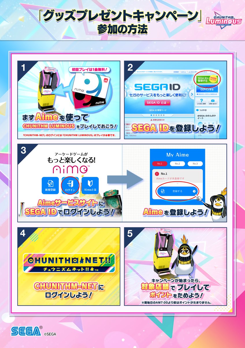 グッズプレゼントキャンペーンの参加方法について】 初めて