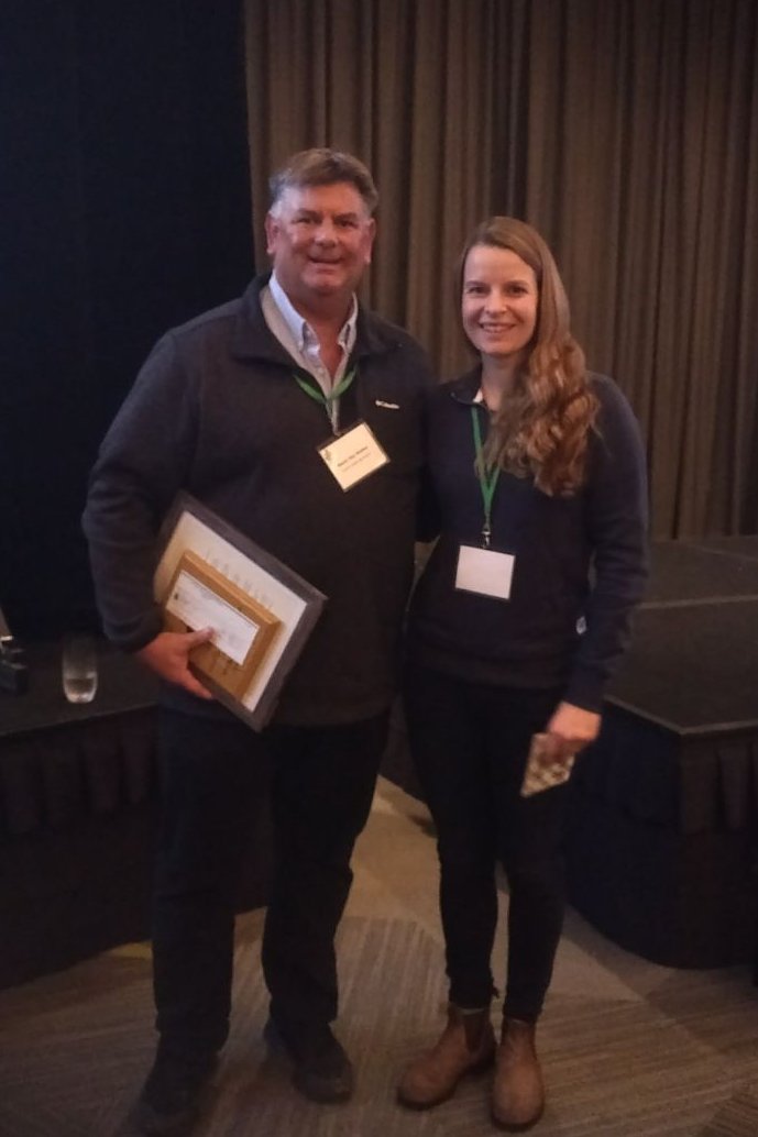 AgBern's tweet photo. The 21st annual @CCAOntario Award of Excellence goes to Kevin Van Netten @southcoastag. Congrats Kevin @realagriculture https://t.co/0mNcPp5qCb