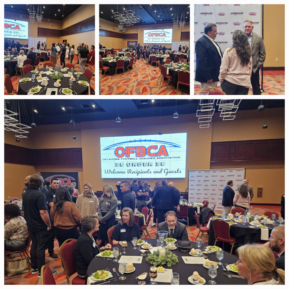 OFBCA's tweet photo. OFBCA 35 under 35 Banquet about to kickoff! #35⬇️35 #OFBCA https://t.co/ENdyAXeWGT