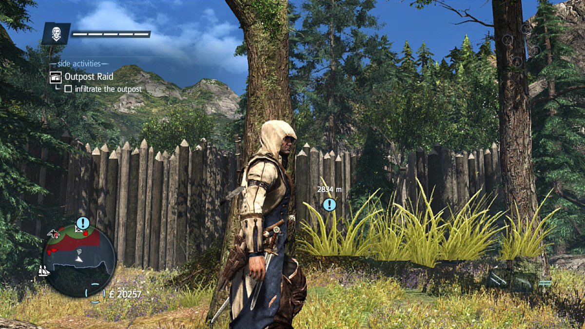 TaiBoArrow's tweet photo. Ummm. What happened to the grass? @Ubisoft @assassinscreed #assassinscreed3 https://t.co/zGyJm6pKdn