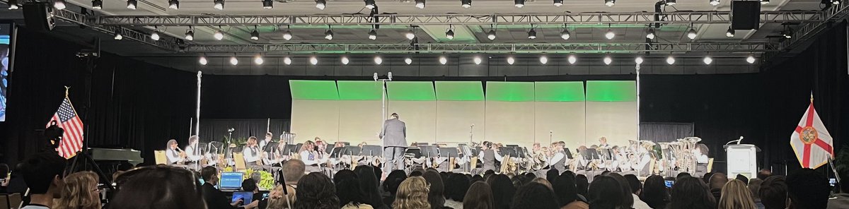 Milwee MS Band playing beautifully and representing SCPS at the President’s Concert at the FMEA Professional Development Conference in Tampa. #artstheiveinSCPS ⁦<a href="/MilweeSpartans/">Milwee Middle School</a>⁩ ⁦<a href="/SCPSInfo/">SCPS Info</a>⁩