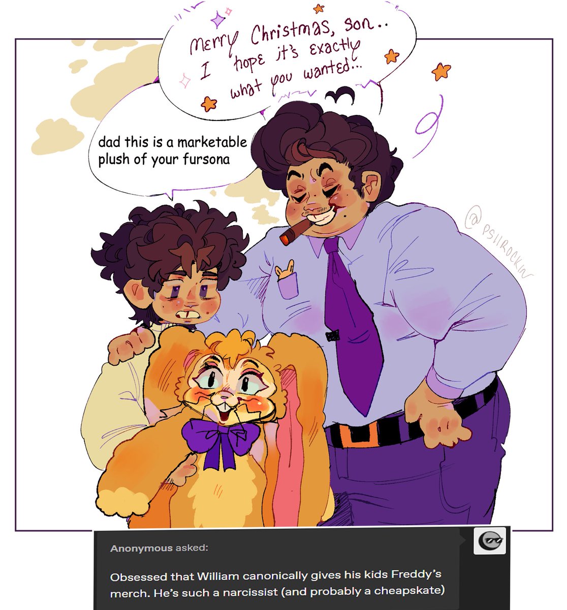 PSIIROCKIN's tweet photo. this tumblr ask was amusing to me so i doodled it lol #FNAF #fnafart #fivenightsatfreddys https://t.co/CIjDv02a6O