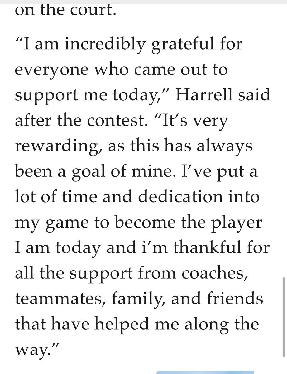 Samantha Harrell tweet media