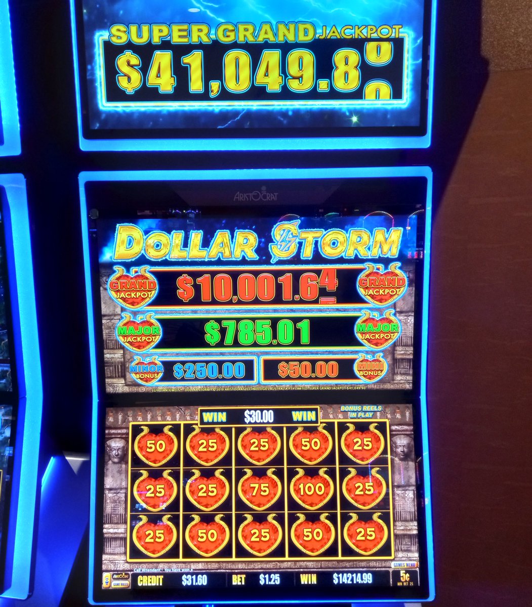 WinBigRivers's tweet image. 😱  $1.25 bet  ➡️ ➡️ $14,214.99 #JACKPOT 🎉 💰 💵 ⛈️ 
#DollarStorm ⛈️
Gambling problem? Call 1-800-Gambler.