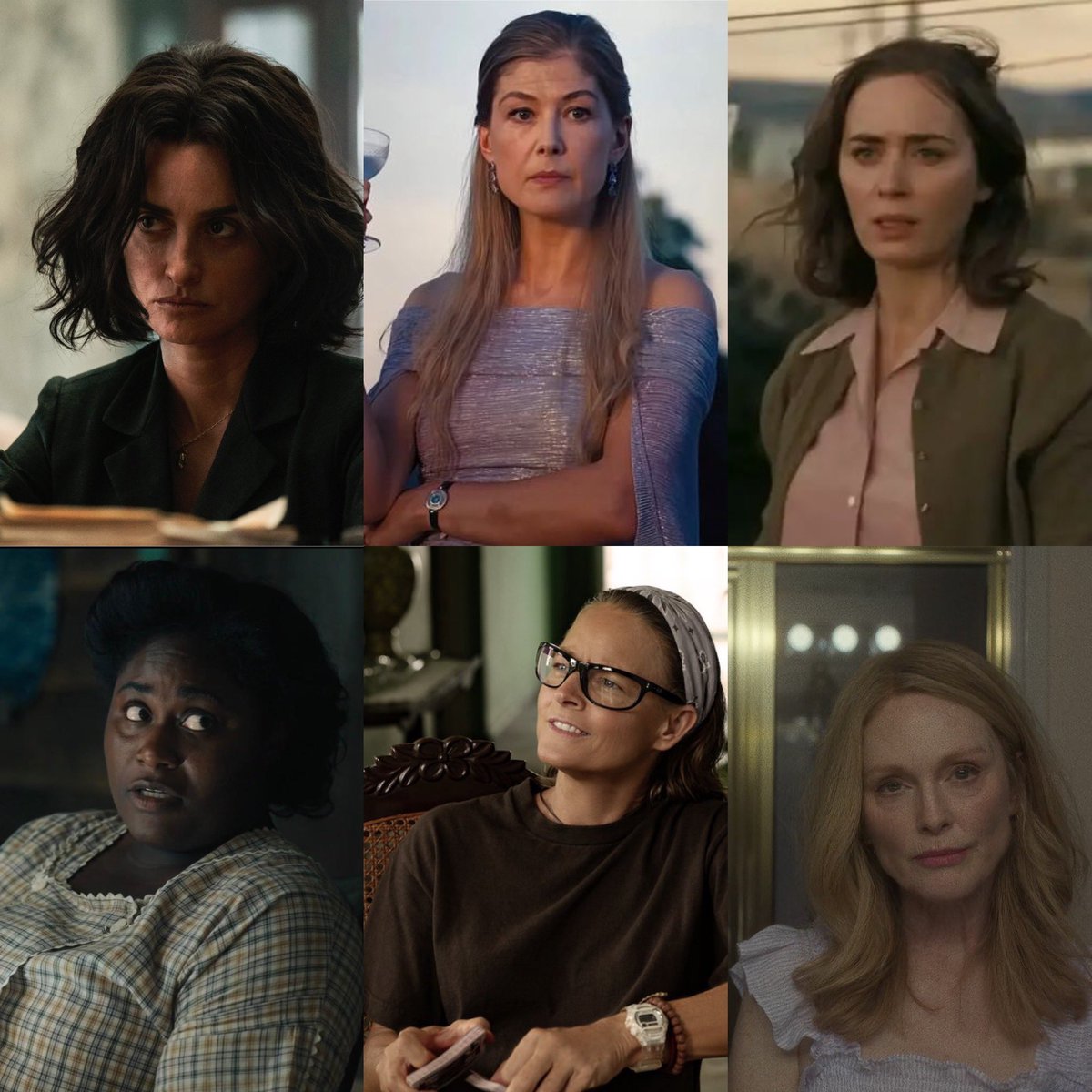#BestSupportingActress Save Da’Vine’s spot, but i feel like four of the five spots are up for grabs. None are safe, even Emily and Danielle. They could miss too!

We could even have Sandra Huller for THE ZONE OF INTEREST on the final five. This is a hard category to predict.