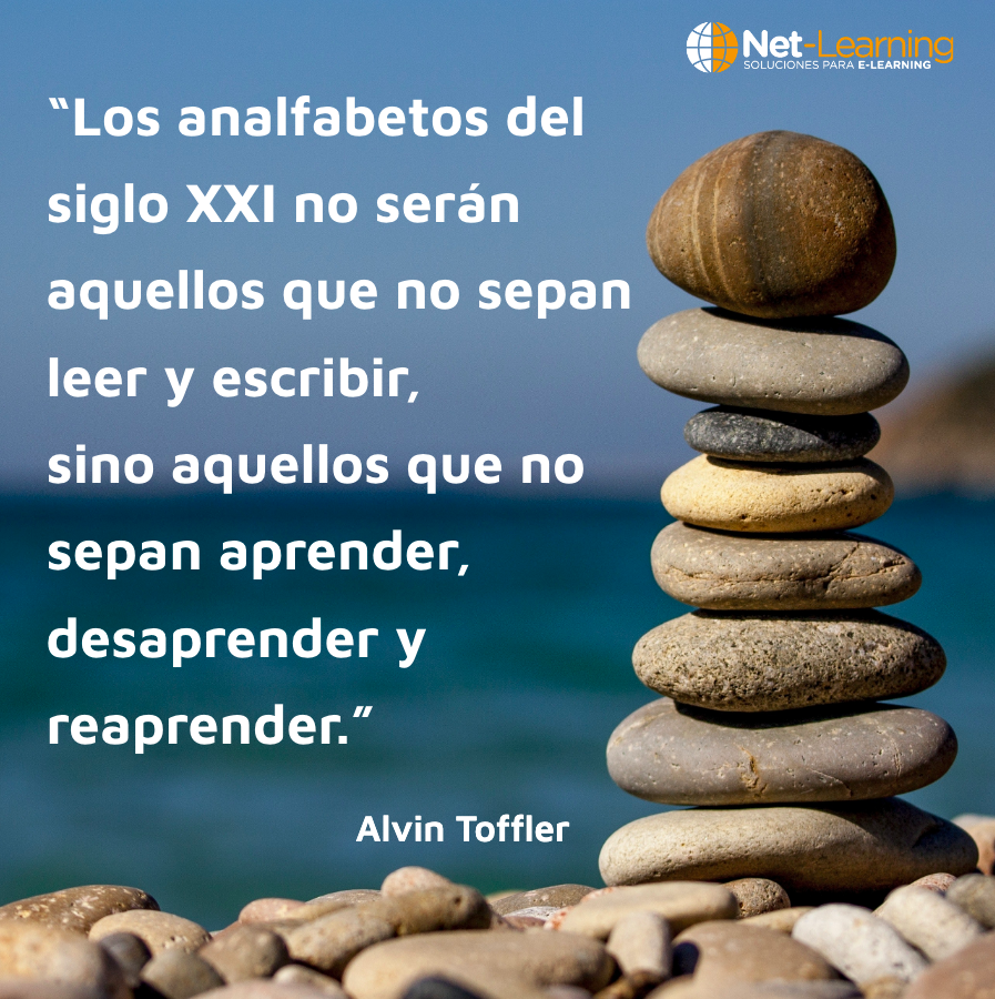 netlearning20's tweet photo. "Los analfabetos del siglo XXI no serán aquellos que no sepan leer y escribir, sino aquellos que no sepan aprender, desaprender y reaprender." #aprendizaje #educación #frases https://t.co/hWWW5LsSjE