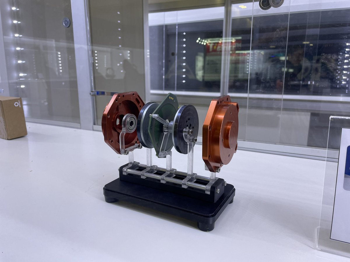 #CES2024 Axial flux PCB Stator BLDC #motor #embedded #micro #controller #design . Are you interested in learning more about this type of new motor #technology ?