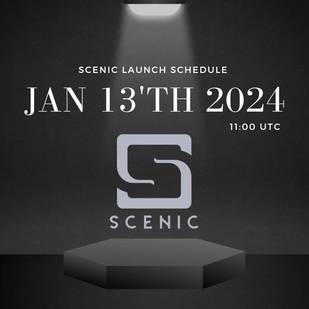 ScenicNetwork's tweet photo. SCENIC Date for launch

On January 13'th at 11:00 UTC

▫️Supply : 80.000.000 $SCN
▫️Partnership : 12.000.000 $SCN
▫️Team : 4.000.000 $SCN
▫️Circ Supply : 64.000.000 $SCN

Starting LP : 2 BNB
Max Tx at launch : 0.5 %
Max wallet : 2% permanent

▫️Scenic Team▫️ https://t.co/CoBgrnYMvq