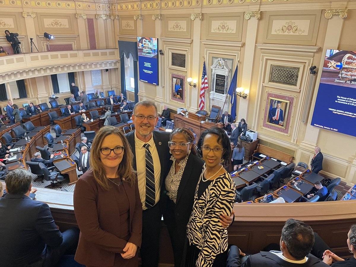 KristyMidgette's tweet photo. Honored to attend the State of the Commonwealth on behalf of @bcpsva. Appreciative of this incredible opportunity! @lisacoons10 Looking forward to the collaboration between all parties to support K-12 education in Virginia! #BrunswickStrong https://t.co/vhFsMPX6cA