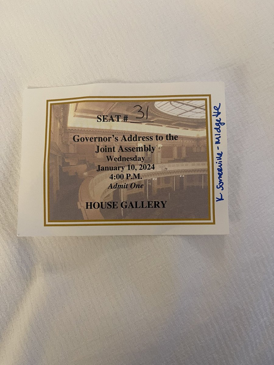 KristyMidgette's tweet photo. Honored to attend the State of the Commonwealth on behalf of @bcpsva. Appreciative of this incredible opportunity! @lisacoons10 Looking forward to the collaboration between all parties to support K-12 education in Virginia! #BrunswickStrong https://t.co/vhFsMPX6cA