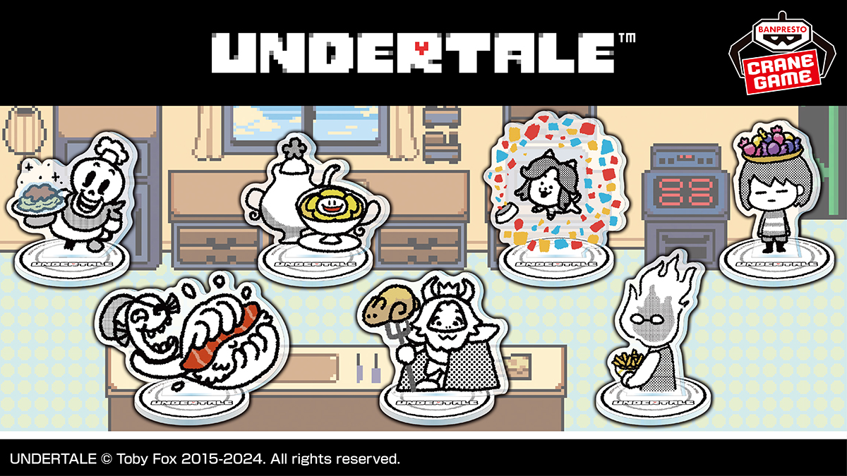 新規イラストを使用したアクリルプレート🎨／ 「#UNDERTALE」から