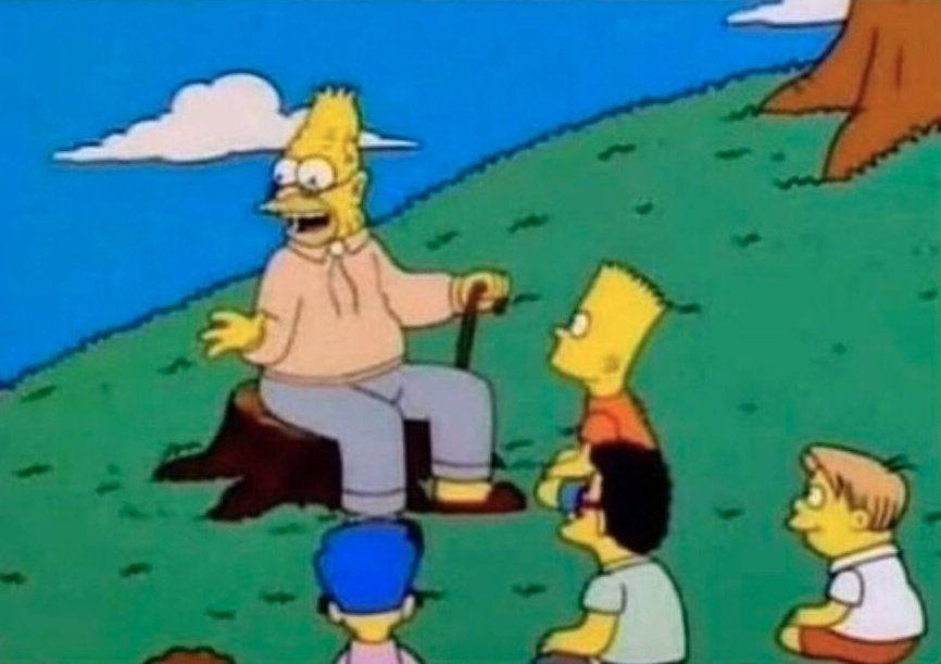 "Cuando yo iba a primer grado, con una de estas te alcanzaba para comprar un alfajor tatin"

Same vibes que el abuelo Simpson contándole a mis hermanas de las monedas en el 2003