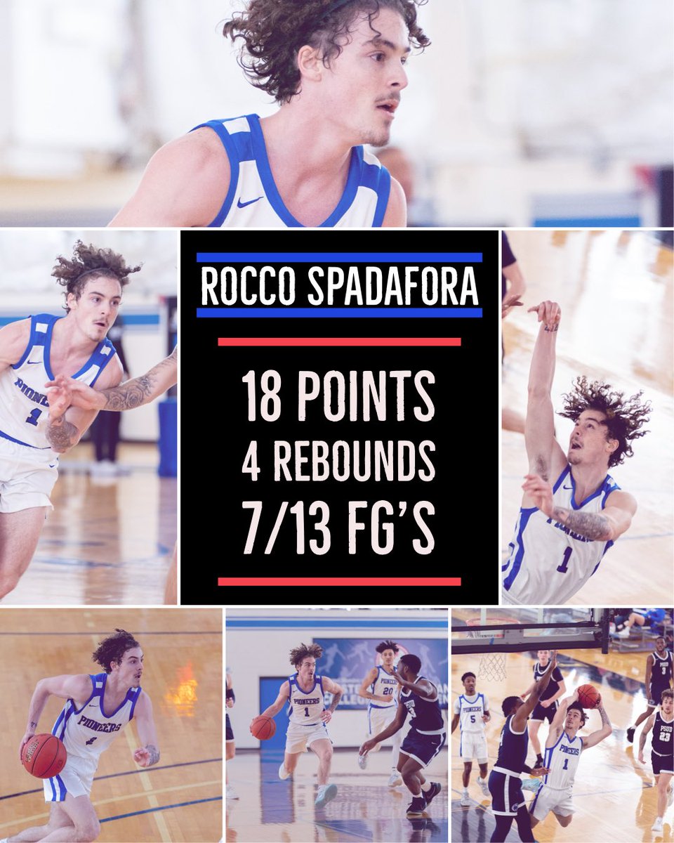 Freshman Rocco Spadafora! 18pts, 4rebounds 7/13 FG’s ‼️