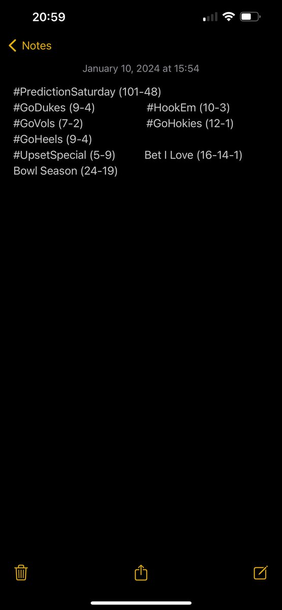 JustinWTarbell's tweet photo. It was not my best year, nor was it a particularly fun one always, but weโll be back in the fall! #PredictionSaturday https://t.co/0pz8KpEwAP