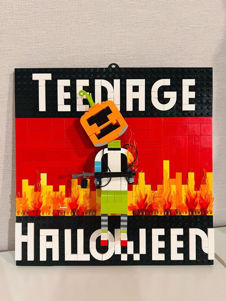 tnghllwnband's tweet photo. Check out this sick Lego version of our self titled album! Made by Emily Langbehn https://t.co/XOkQI3mYgX