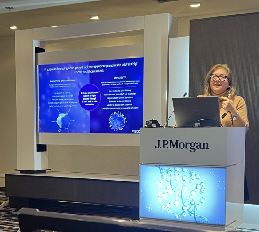 Precigen's tweet photo. #Precigen just wrapped up our company presentation at #JPM24, including the latest news for our lead asset: PRGN-2012 in RRP. Thank you to everyone who joined us live today. #ICYMI, check out our presentation: https://t.co/C2w6J1k4g3 $PGEN https://t.co/KNKWDG8EEe