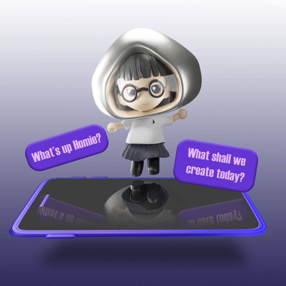 MemoticsNFT's tweet photo. GM Homies! Who's excited to have an AI assistant Homie Buddy with them in 'the palace'? Stay tuned with us! Exciting developments in progress! 🫡❤️‍🔥 https://t.co/d7molU8OXE
