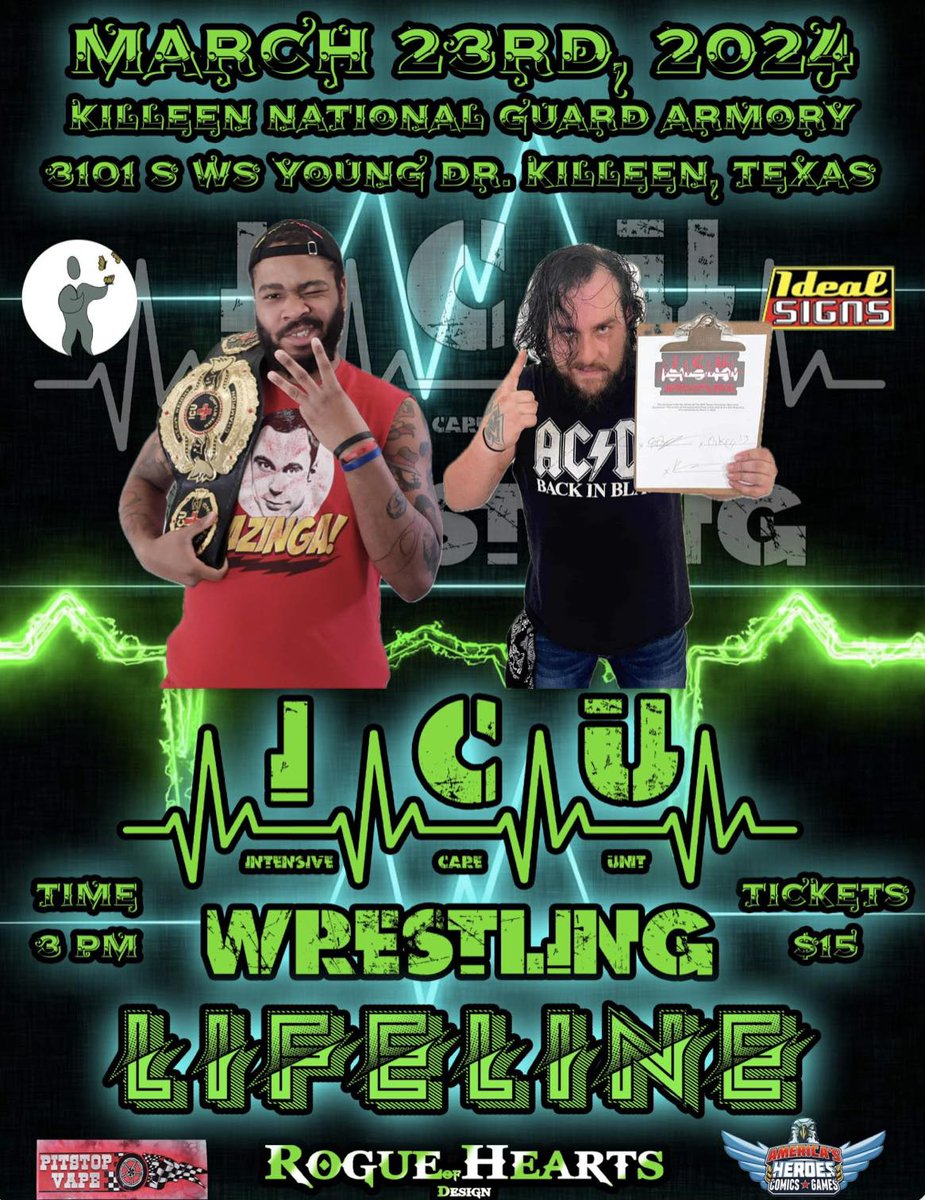 Mikey 13!!! Ethan Daniel!!!! March23 it's all about the fight at ICU Wrestling!! #centralTxWrestling #KilleenTxWrestling #TexasProWrestling