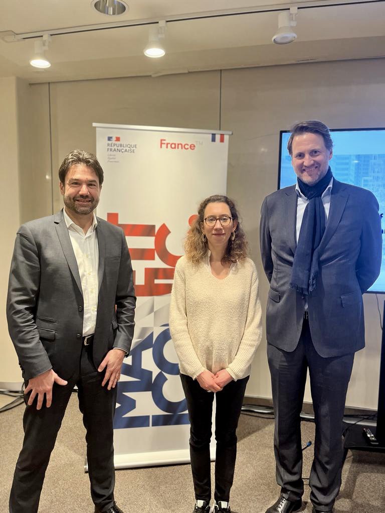 🧬France is an innovation powerhouse in #Healthcare. 35+ French startups are participing in the SF #JPM2024 Health Care Conference . Today @LiseAlter, the French Healthcare Innovation Agency’s CEO, presented the Agency’s strategy to help bring 🇫🇷 innovations to patients worldwide