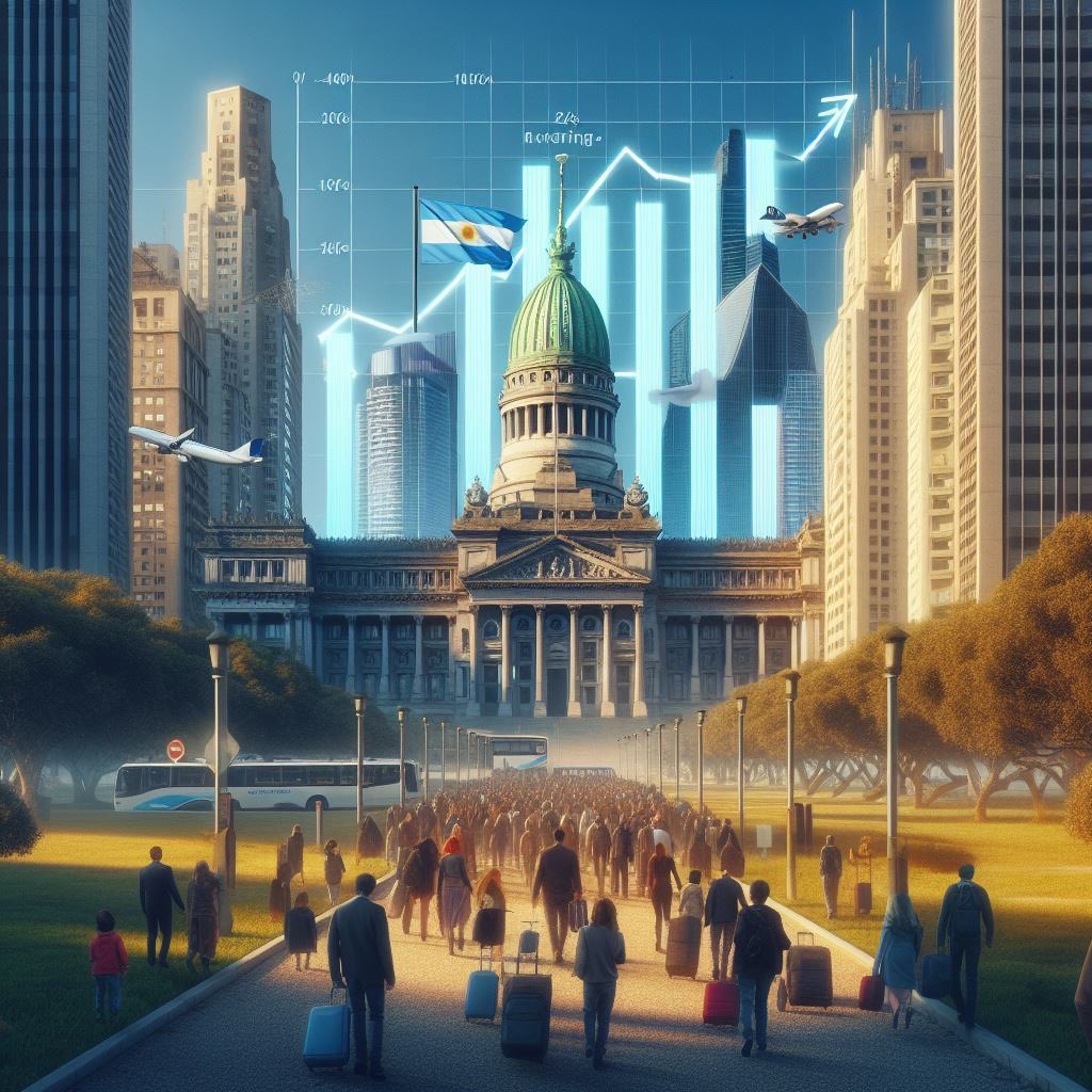 EduardoTM1996's tweet photo. ✍🏻 IMPACTO MILEI 🇦🇷: RESUMEN DEL PRIMER MES

👉🏻 Argentina recibirá 4.700 millones de dólares 💵 para pagar vencimientos de la deuda de 45.000 millones de dólares contraída en 2018 por el gobierno de Mauricio Macri. 

El Gobierno de Argentina 🇦🇷 bajo Milei y el Fondo Monetario Internacional (FMI) anunciaron este miércoles 10 de enero, un acuerdo 🤝para relanzar el programa pactado con el anterior gobierno y que el ex ministro de Economía Kirchnerista Sergio Massa incumplió por completo.
"El programa no incluye tomar nueva deuda", enfatizó el ministro de Economía Luis Caputo 🤵🏻‍♂️.

👉🏻 Las visitas de extranjeros 🏩 a la Argentina crecieron un 43,5% en noviembre.

El número de extranjeros que visitó Argentina en noviembre de 2023 aumentó un 43,5 % interanual, hasta el 1.207.900 personas, de las cuales más de la mitad fueron turistas 🏖️

El Instituto Nacional de Estadística y Censos (Indec) indicó que en el undécimo mes del año ingresaron 624.900 turistas al país, lo que supuso un alza interanual del 42,7 %.

En noviembre también llegaron a Argentina 583.000 excursionistas 🧳, extranjeros que ingresan al país sin pasar una noche en el territorio, un fenómeno que se concentra en ciudades de frontera o visitas en el día a Buenos Aires por vía aérea, terrestre o fluvial.

👉🏻 Los bonos en dólares 💵 se dispararon hasta casi 6% este miércoles 10 de enero y el riesgo país anotó su mayor caída diaria en siete semanas.

Conocida la noticia del acuerdo con el FMI, los títulos en dólares 💲anotaron fuertes avances en la bolsa argentina, demostrando la confianza de los inversores en que Argentina 🇦🇷 va por un rumbo económico más prometedor que antes.

En EEUU 🇺🇸 , los bonos argentinos cerraron con alzas ⏫ promedio de 1,3 dólares, con los Globales terminando mejor que los Bonares. En ese marco, el riesgo país cedía 📉 4,7%, o 97 unidades, hasta los 1.985 puntos, según la medición de J.P. Morgan.