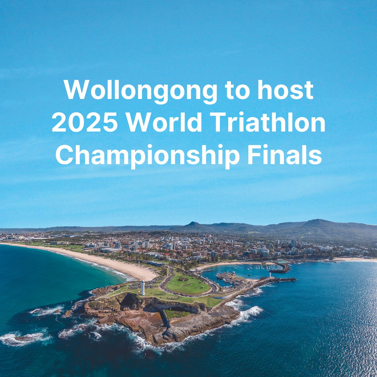 The World Triathlon Championship Finals are coming back to Australia 🇦🇺 🙌

📰 | bit.ly/3TOF6GK

#WollongongFinals #BeYourExtraordinary