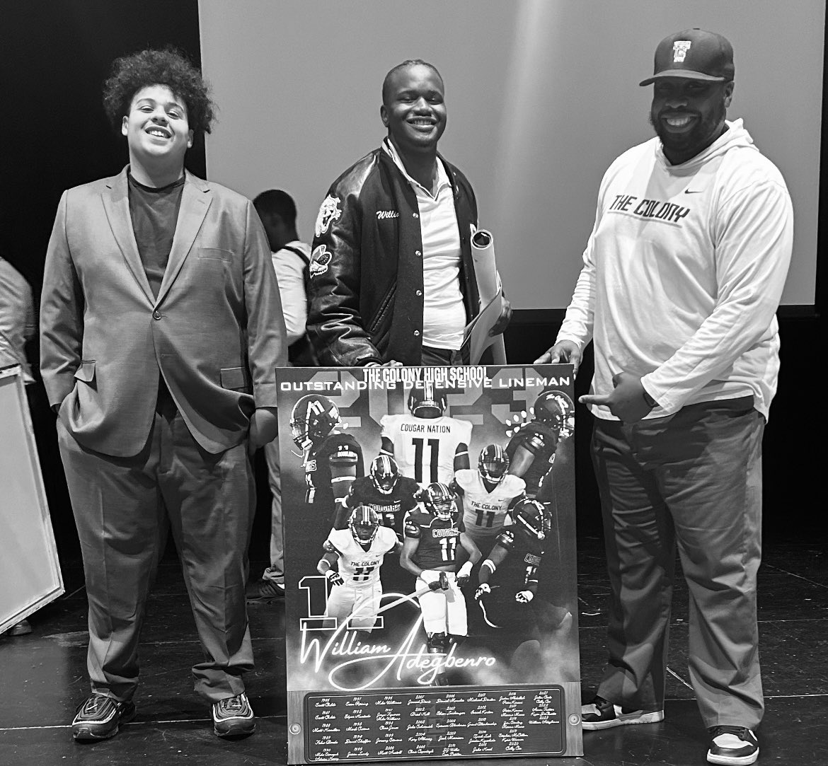 Seems like yesterday I was asking who this kid is, staying late on the field, after summer workouts, in 100+ degree weather. Two years later he’s the TC Defensive Lineman of the Year! Congratulations <a href="/WilliamAdegben5/">William Adegbenro🇳🇬</a> <a href="/TCougarfootball/">TCHS Cougar Football</a>