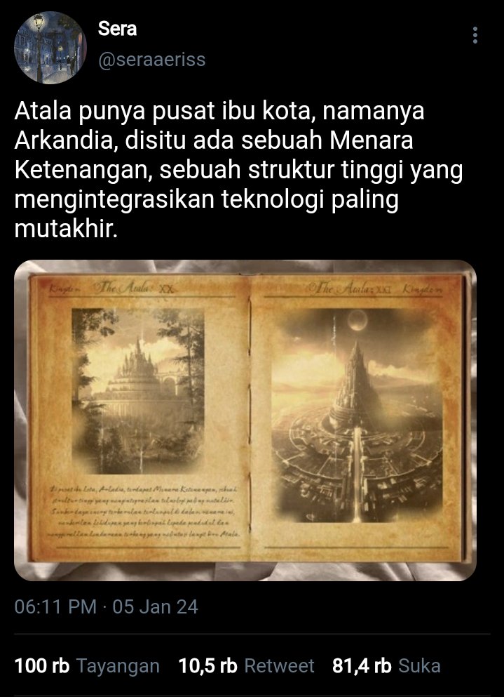 ilyraemoon's tweet photo. ; The ATALA

“Sebuah peradaban kuno dengan teknologi canggih pada 12.000 tahun yang lalu.”

— au Go Yoonjung x Heeseung enhyphen 
© lyraemoon https://t.co/JXUXCZkFk6