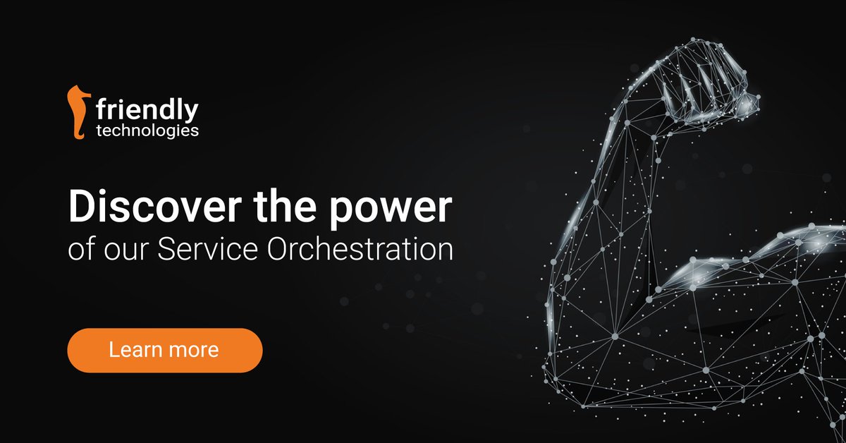 FriendlyIoT's tweet image. Unlock the potential of our Service Orchestration! 🚀Explore how Friendly&apos;s Service Orchestration can streamline your experience! 
Check out our blog at: 👇
👉hubs.li/Q02fMxXZ0 👈

#Friendlytech #TR369 #usp #telecommunications #innovation