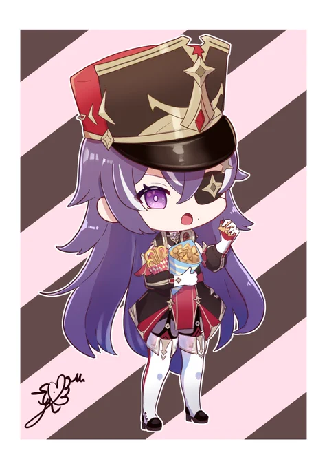 シュヴルーズ誕生日おめでとう#genshinimpact #ゆめうの原神イラストチャレンジ #原神_キャラ生誕祭  遅れたけどおめでとう!リンクはメイキングです過負荷パつくります 
