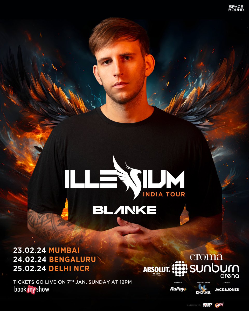 We’re super excited to announce the ultimate journey with @ILLENIUMMUSIC 🔥 Recognised as one of Billboard’s top Dance Music Artists. Illenium brings his dynamic music to life via his live shows which has dominated the top music festivals in the world! We can’t wait for him to…