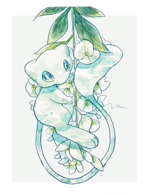 「mew (pokemon)」Fan Art(Latest｜RT&Fav:50)