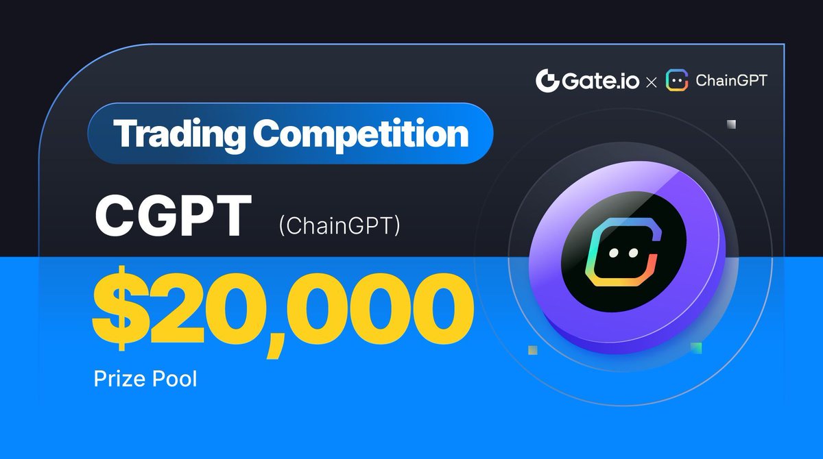 🤖 Unleash the Power of Blockchain AI: $CGPT Trading Competition is Live, Join to Share $20,000 Rewards
 
⏳ 14:00 PM, Jan 11 - Jan 18 (UTC)
 
🌈 Follow @gate_io &amp; <a href="/Chain_GPT/">ChainGPT</a>
🌈 RT &amp; Like
 
💰 Join Now: go.gate.io/w/SslG5i9E 
 
#Gateio #CGPT #Trade